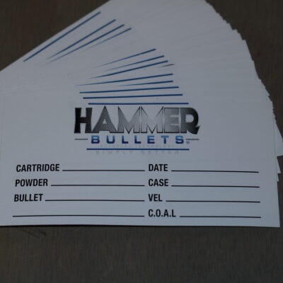 Hammer Bullets Load Label